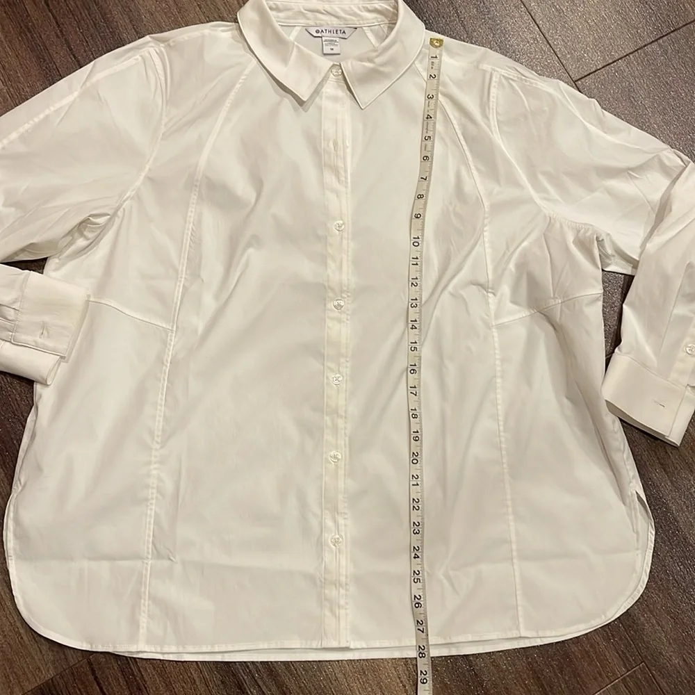 Athleta Poplin Blouse - Picture 4 of 8